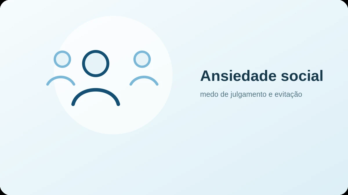 Imagem representativa de Ansiedade social