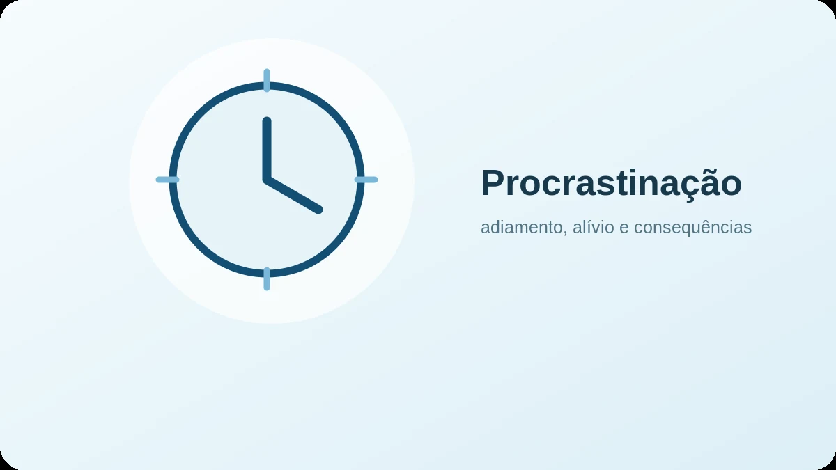 Imagem representativa de Procrastinação