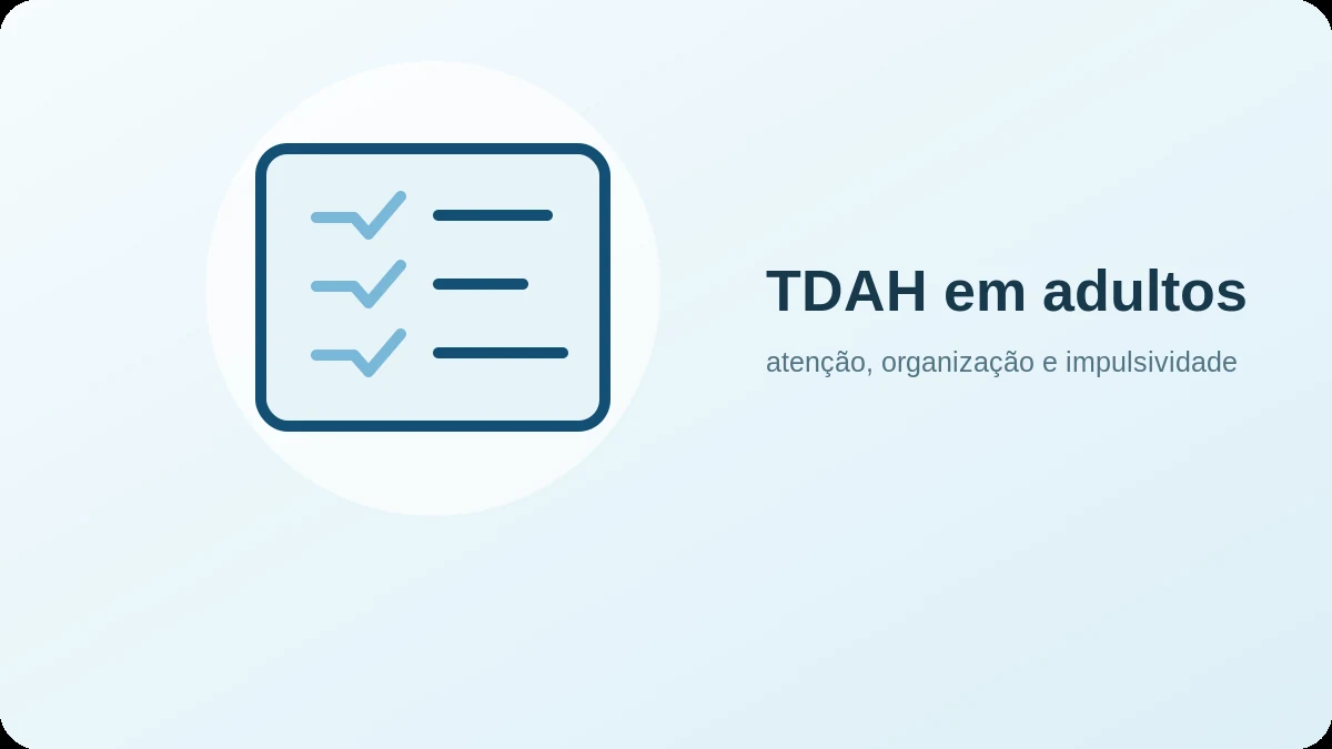 Imagem representativa de TDAH em adultos